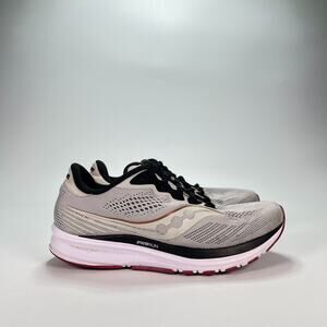 Saucony Ride 14 Fog Cherry Athletic Running Shoes S10651-55 Women's Size 7.5W